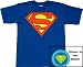 Superman Glow-in-the-Dark Logo Blue T-shirt Tee