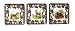 Spode Woodland 4-Inch Square Coasters, Set of 6, Birds