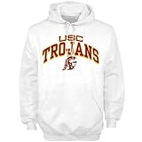 NCAA USC Trojans White Arched Hoody Sweatshirt