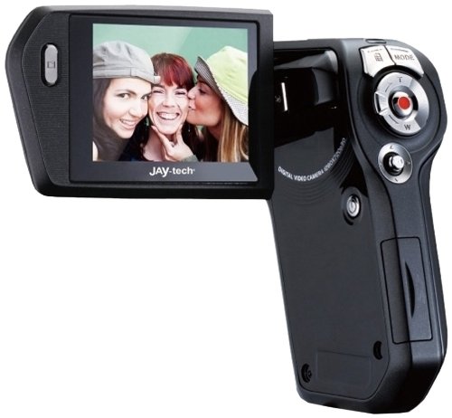 JayTech JAY-tech HD Fashion Camcorder (5 Megapixel, 6,1 cm (2,4 Zoll) TFT LCD-Display, 4-fach digitaler Zoom, 2-fach erweiterter Zoom, SD-Kartensl ...