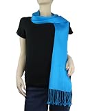 Pashmina/Silk Scarf Peacock Blue
