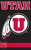 Utah Utes 2 Sided Large House Flag Banner