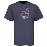 Majestic Cleveland Indians Blue Cooperstown Big Time Play T-shirt