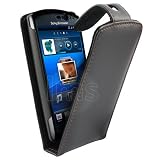 from AIO Black Flip Leather Case Cover For Sony Ericsson Xperia Neo + LCD Screen Protector