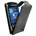 from AIO Black Flip Leather Case Cover For Sony Ericsson Xperia Neo + LCD Screen Protector