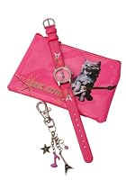 Carvel G318 Rock Kitten Watch Gift Set With Pink Strap Watch
