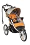 Jeep Overland Limited Jogging Stroller with Front Fixed Wheel, Fierce