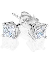 Diamond Solitaire Earrings 1/2ctw