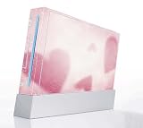 Glitter Heart Decorative Protector Skin Decal Sticker for Nintendo Wii Console