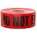 Empire Level 11-081 Barricade DANGER-DO NOT ENTER Tape, Red with Black Ink, 1000-Feet by 3-Inch