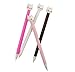 8 Pcs Cute Cat Kitty Design 0.5mm Black Ink Gel Pen Set Holiday Birthday Gift Back to School Essential by Secret Life (Buy 4 get 4 free Package)