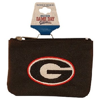 NCAA Georgia Bulldogs Keychain Coin Purse Divided G