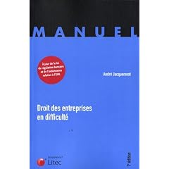 Droit des entreprises en difficult� : A jour de la loi de r�gulation bancaire et de l'ordonnance relative � l'EIRL