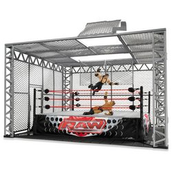 Childrens Toyshop  Toys : WWE Offical Scale Ring The Cell