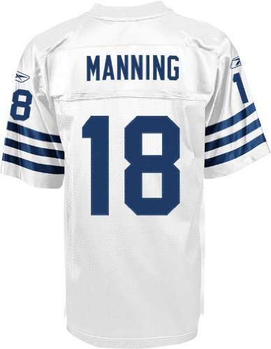 Peyton Manning 2010 Alternate Reebok NFL Premier Indianapolis Colts Jersey - Large