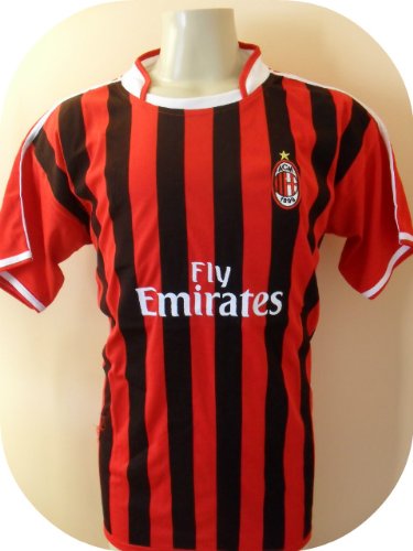 AC MILAN -ITALY- SOCCER JERSEY SIZE LARGE .NEW.STOCK LIQUIDATION.