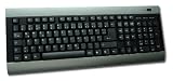  : techsolo TK-35P Tastatur PS / 2 108 Tasten D Schwarz-silber
