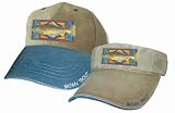 Flying Fisherman Native Angler Collection Visor Brown Trout Khaki HVS1590