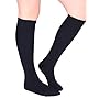 Womens Socks Cashmere blend Knee High Luxury 6 Color options Black Grey Navy Olive Plum, Hunter or Brown