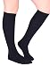 Womens Socks Cashmere blend Knee High Luxury 6 Color options Black Grey Navy Olive Plum, Hunter or B
