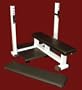 Super Competition Bench w/ Spotter Platforms