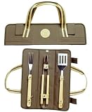 Picnic & Beyond BBQ Skewer Wrap- Brown