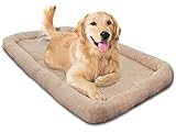 Oxgord 48" by 30" Quite Time Bolster Dog Crate Bedding Pad with Slumber Bumber Rim, 3X-Large