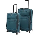 U.S. Traveler Fashion 2-Piece Carry-On Expandable Luggage Set