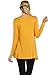 ColorMC Women's Solid Knit Bell Pullover Long Sleeve Tunic Knit Dolman Top