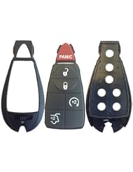 2009 09 JEEP GRAND CHEROKEE 5 BUTTON KEYLESS ENTRY REMOTE **SHELL CASE ONLY**(No Circuit Board) WITH FREE DISCOUNT KEYLESS GUIDE