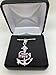 US Navy Necklace - Large United States Military Jewelry Pendant - US Navy Gifts For Men and Women - USN Stainless Steel Charm On Chain - 20