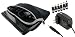 rooCASE 2n1 ASUS Eee PC Seashell 1005HA-PU17-BK 10.1-Inch Netbook Sleeve Case with AC Wall Adapter Charger (Invisible Zipper Dual-Pocket - Black)