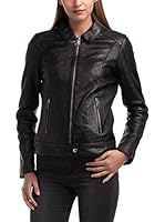 Best Mountain Cazadora Piel Tammy (Negro)