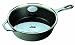 Lodge Deep L8DSKG3 Skillet with Glass Lid, Black, 3-Quart