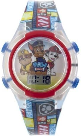 Flashing Lights LCD Watch - Paw Patrol