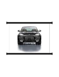 Single Detail Page Misc: Porsche Cayenne Fabric Wall Scroll Poster (32" X 24") Inches - ScrollDepot