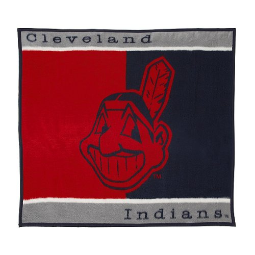 Buy Cleveland Indians Throw - 60x50 by Biederlack