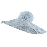 XL Shapeable Brim Sun Hat - Blue W27S61C