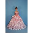 Really Cute Pink Ball Gown Made to Fit the Barbie Doll