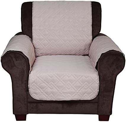 INNOCESSORIES® Pets Anti-slip Water Resistant Chair Loveseat Sofa Furniture Protector Slipcover (Chair, Tan)