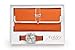 Women's Matching Watch & Wallet - Orange