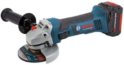 Bosch CAG180-01 18-Volt Lithium-Ion 4-1/2-Inch Lithium-Ion Grinder Kit with 2 Batteries, Charger and Case