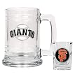 San Francisco Giants MLB Boilermaker Set - Primary Logo by Great American Products