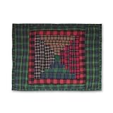 Tartan Log Cabin, Crib Toss Pillow 12X16