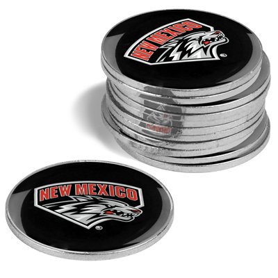 New Mexico Lobos Golf Ball Markers