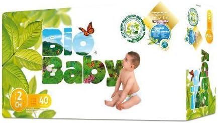 Bio Baby Biodegradable Nappies Size 2 - Pack of 40 by Valor Brands