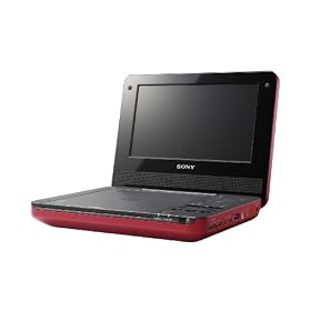 Sony DVPFX730 7-inch Portable DVD Player (Red) Includes Disney’s BOLT on DVD