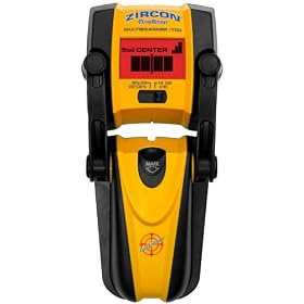 Zircon MultiScanner i700 Center-Finding Stud Finder with Metal and AC Electrical Scanning and DVD How-To guide