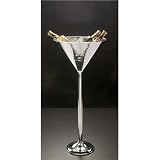 41hchDp8XZL. SL160  Martini Shaped Stainless Steel Wine Bottle Stand