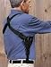 For Scoped Guns For LH Color Black Size 13 Uncle Mike's Sidekick Vertical Shoulder Holster